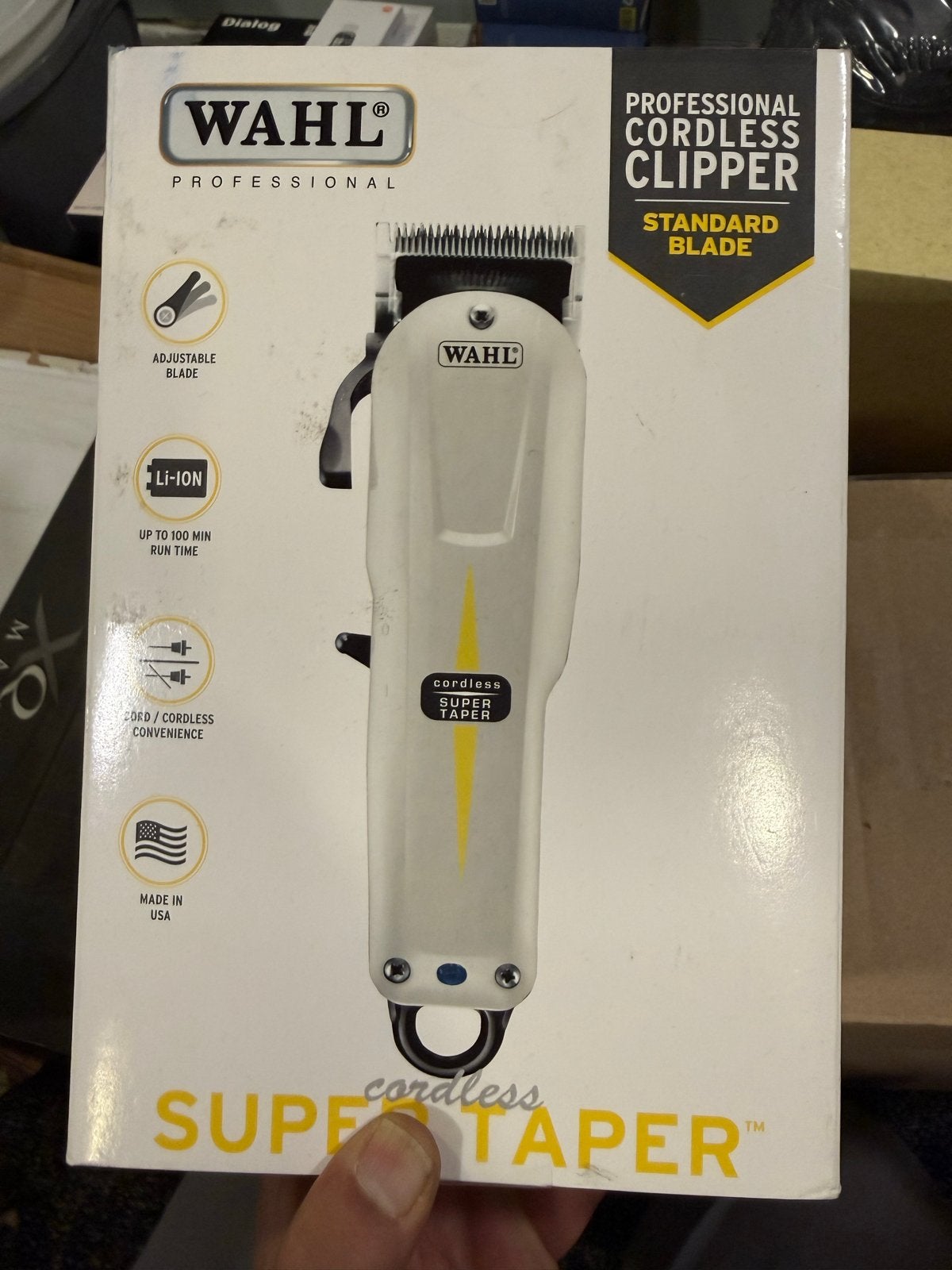 Wahl Professional Cordless Super Taper Tondeuse, Ophalen of Verzenden, Nieuw, Tondeuse