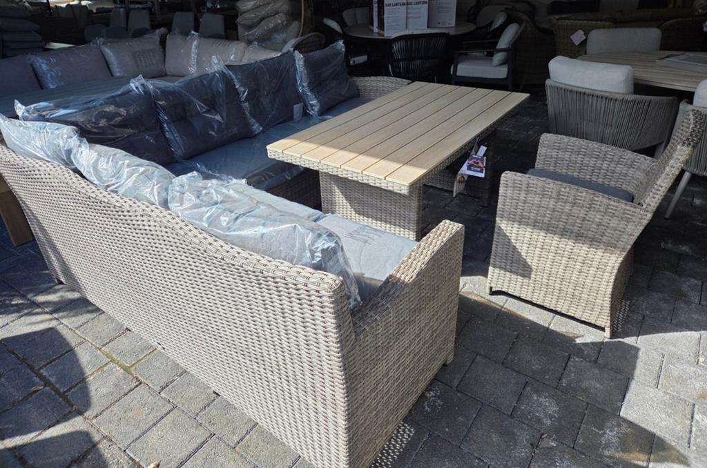 GARDEN IMPRESSIONS LOUNGESET HOEKLOUNGE MET STOEL €600, Ophalen, Nieuw