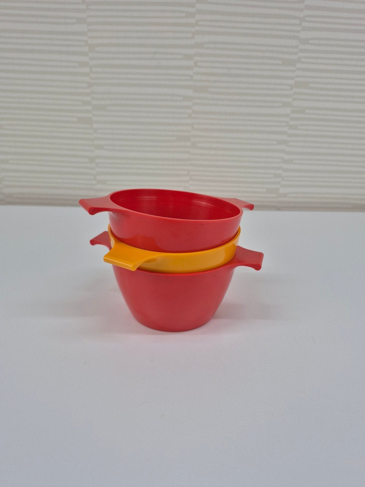 Rocamine schaaltjes/kommetjes (3). Vintage buitenservies., Ophalen of Verzenden, ., ., .
