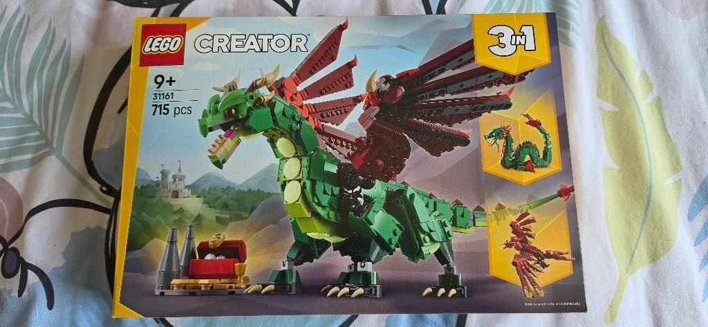Lego Creator Middeleeuwse Draak (31161), Ophalen, Compleet, Lego, Zo goed als nieuw