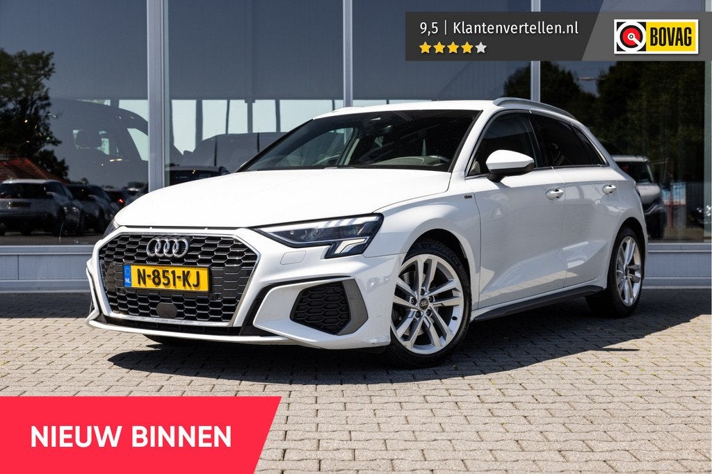 Audi A3 Sportback 35 TFSI S-Line | Carplay | Stoelver. | Par, Auto's, Audi, Bedrijf, Te koop, A3, ABS, Airbags, Airconditioning