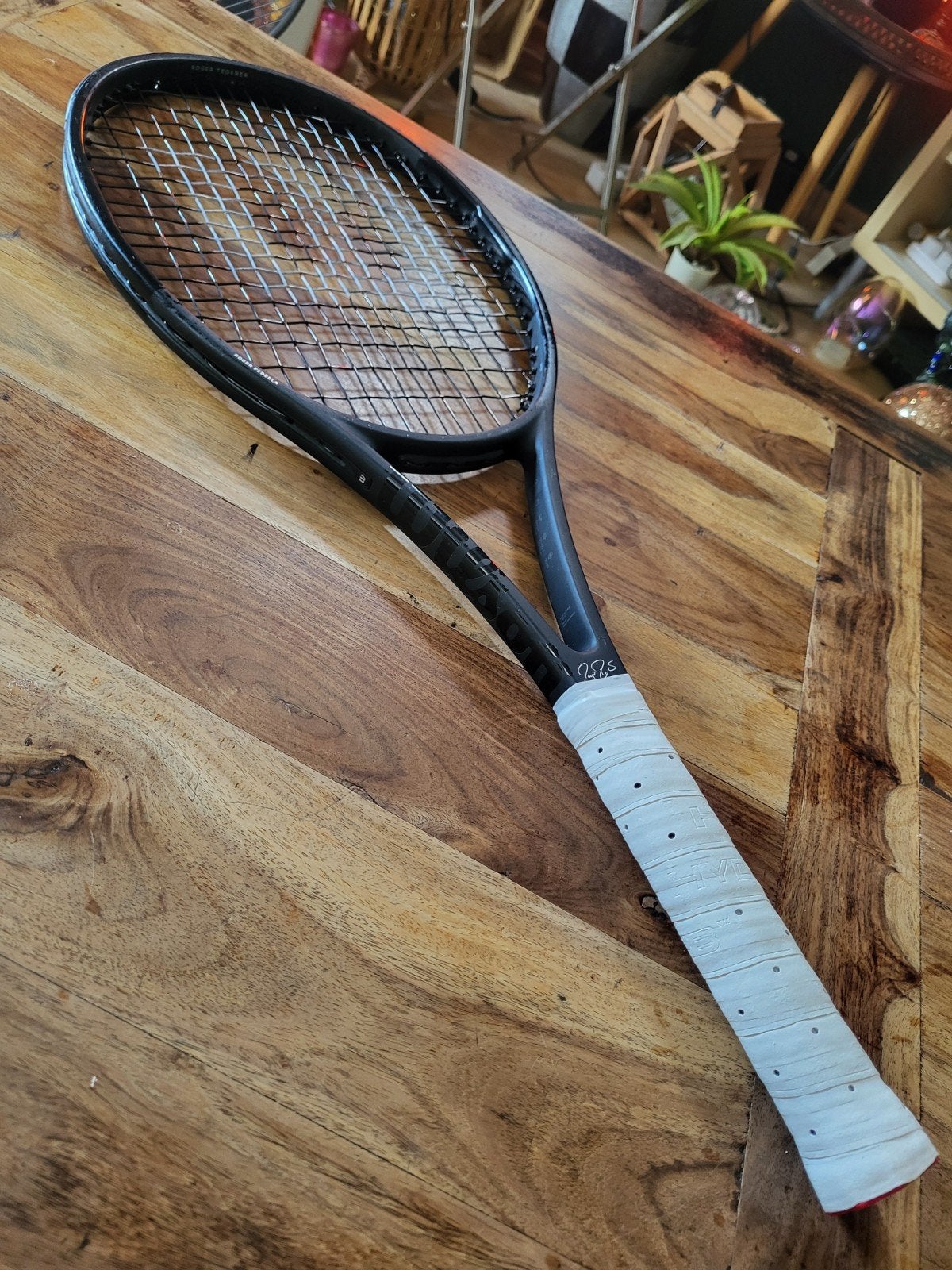 Wilson Pro Staff RF97 v11Roger Federer Autograph 340 gram L3, Ophalen of Verzenden, Zo goed als nieuw, Racket, Wilson