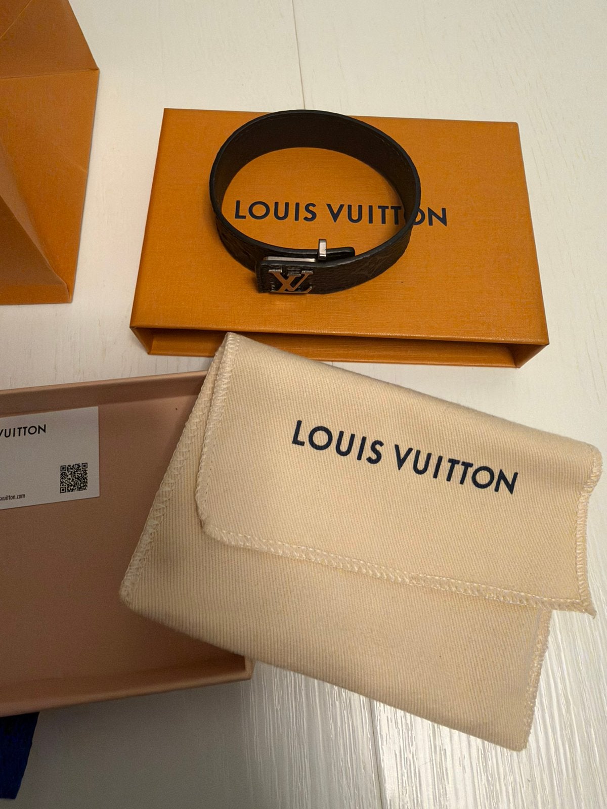 Louis vuitton armband, Ophalen, Zo goed als nieuw, Zwart