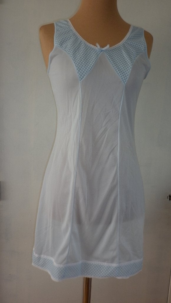 vintage onderjurk maat 38 merk Vasa  k, Verzenden, Blauw