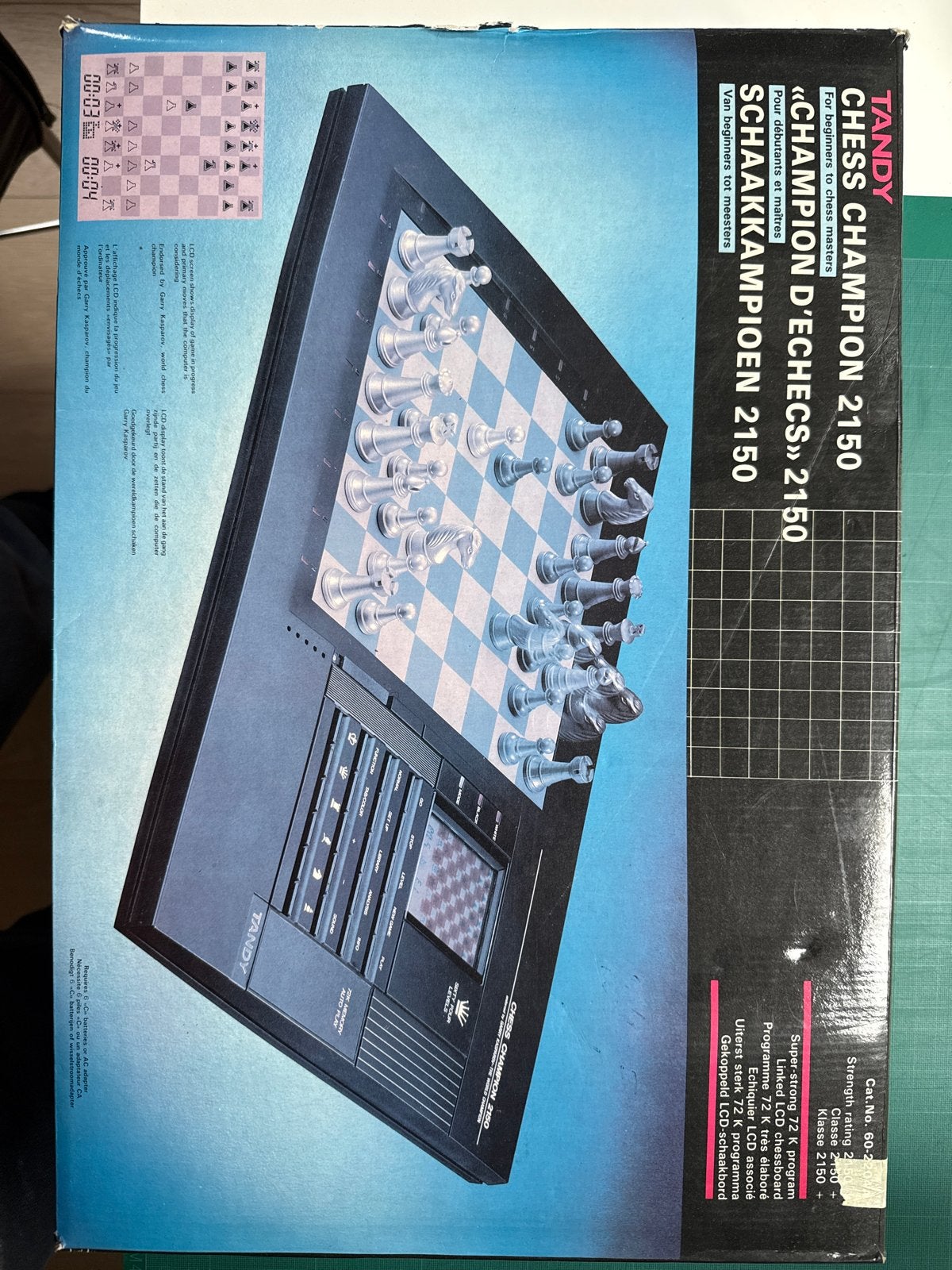 Tandy Chess Champion 2150 Schaakcomputer in doos, Ophalen of Verzenden, Zo goed als nieuw, Schaken