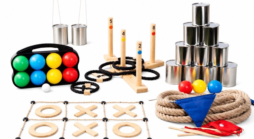 Te Huur - Spellen Voor Zeskamp, Hobby en Vrije tijd, Feestartikelen | Verhuur, Ophalen, Zo goed als nieuw, Verjaardag