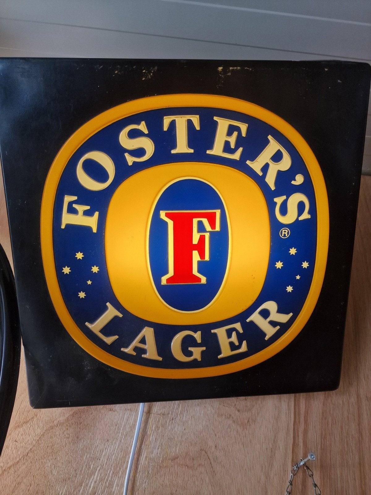 Fosters lamp, Verzamelen, Ophalen of Verzenden, Reclamebord, Plaat of Schild, Overige merken