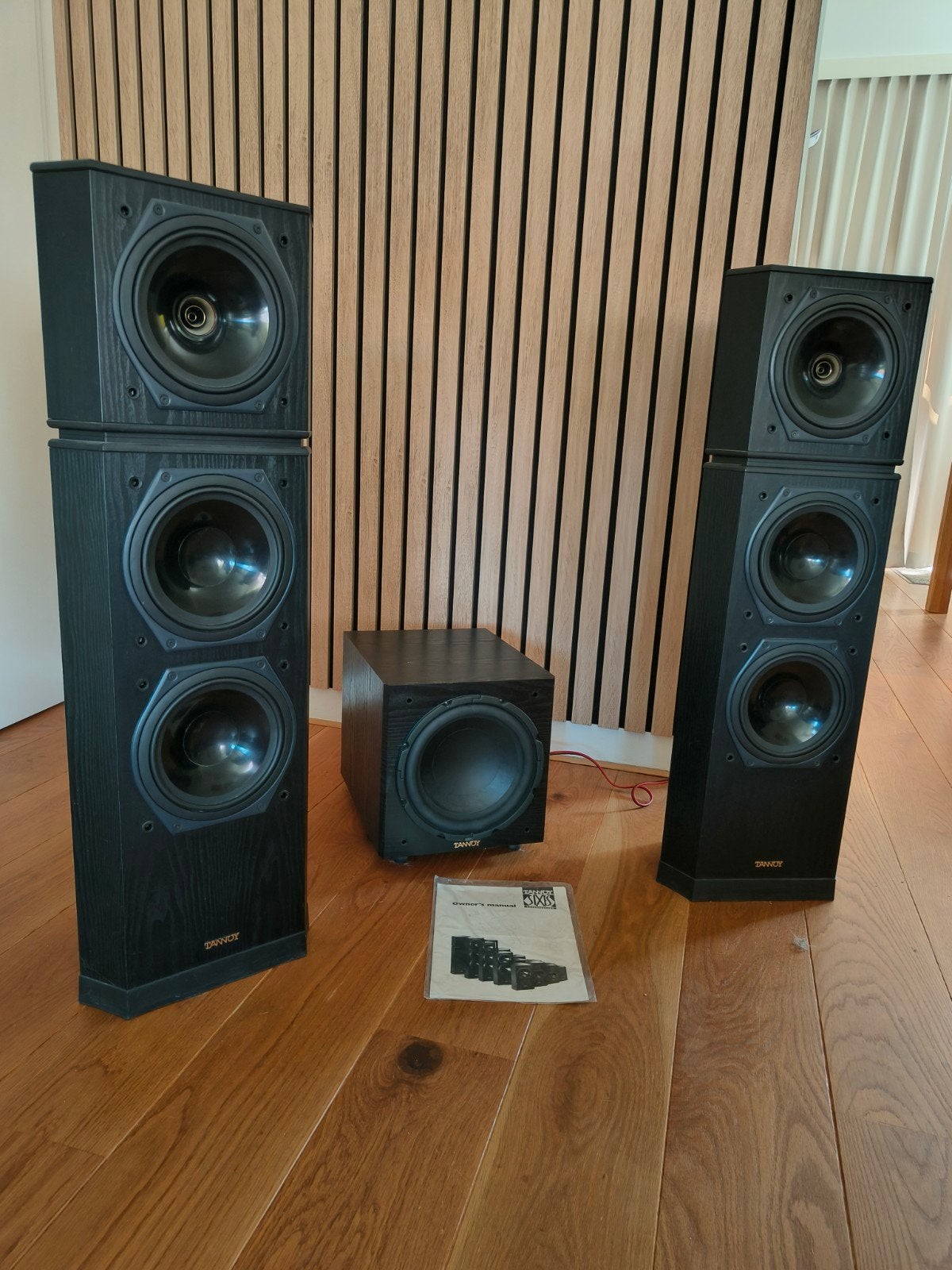 Tannoy 615mkII (2 stuks) + tannoy Msub10