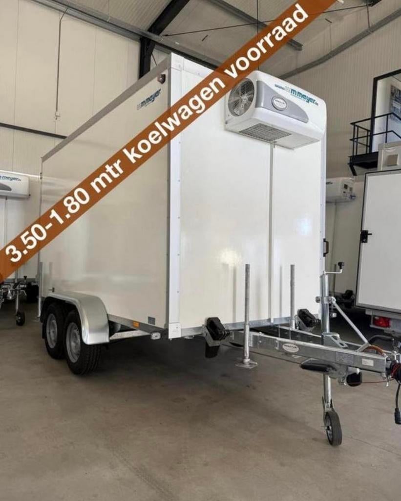 Te koop uit voorraad bjr 2026 koelwagen 3.5 m -1.8 br govi, Auto diversen, Aanhangers en Bagagewagens, Ophalen, Meyer, Nieuw, Info@totalwagon.nl