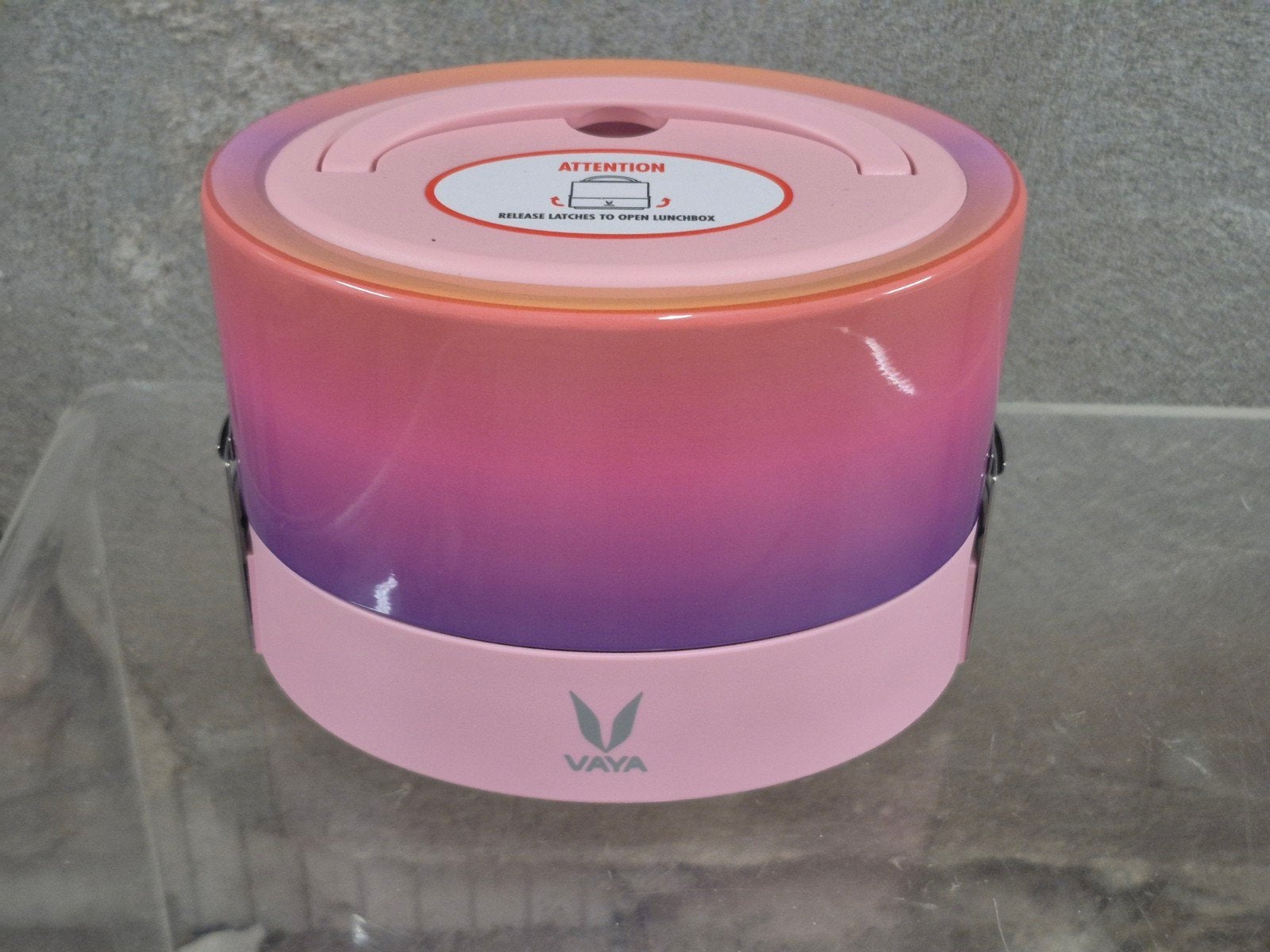 VAYA Tiffin Geïsoleerde Lunchbox Bento Box 2x 300 nieuw, Ophalen of Verzenden, Zo goed als nieuw, Metaal, Roze