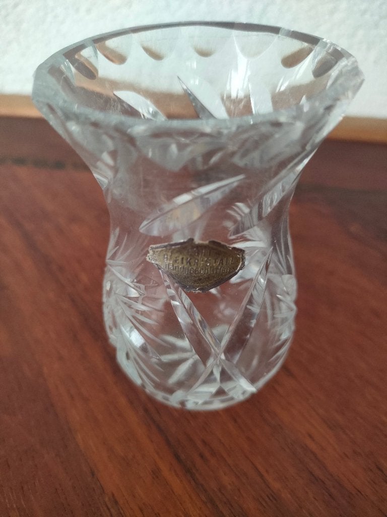 Kristallen vintage vaasje, Ophalen