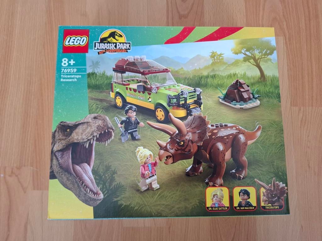 Lego - 76959 - Triceratops Research NIEUW, Jurassic World, Lego, Nieuw, Ophalen of Verzenden