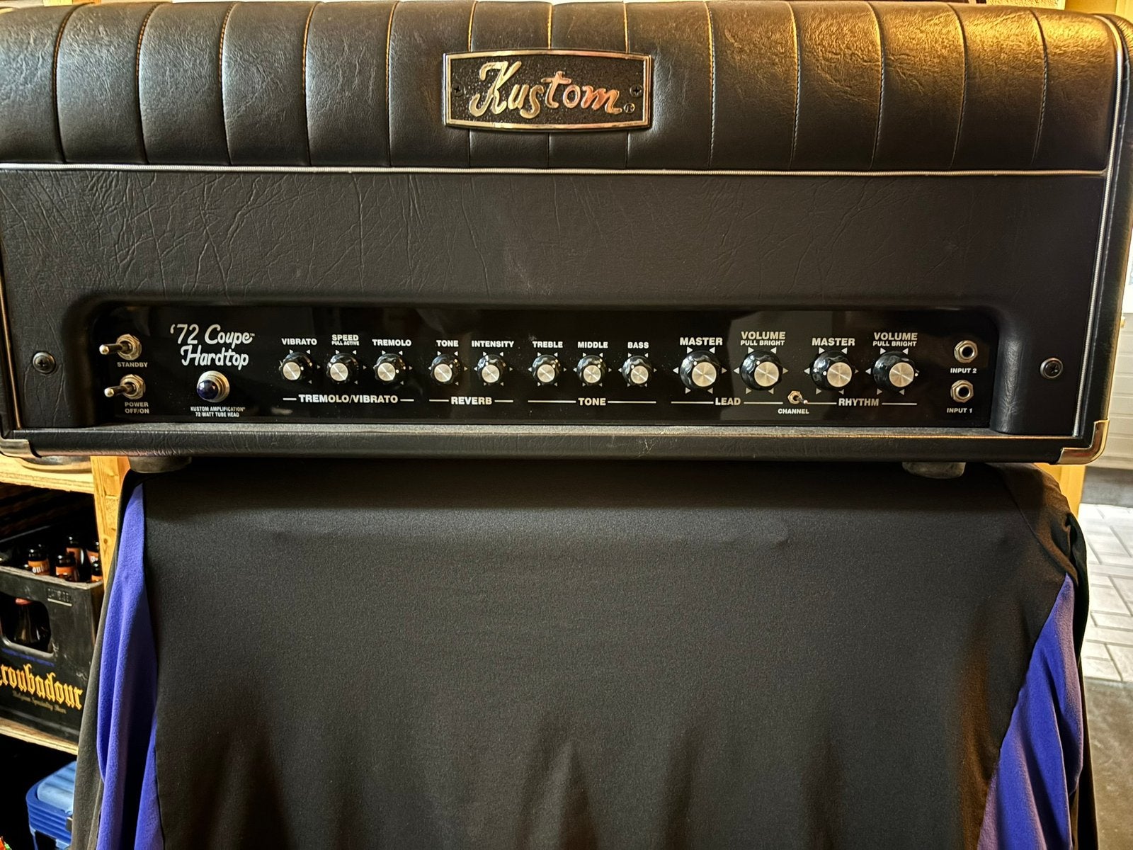 Kustom '72 Coupe Hardtop Versterker, Muziek en Instrumenten, Ophalen, Zo goed als nieuw, Gitaar, 50 tot 100 watt