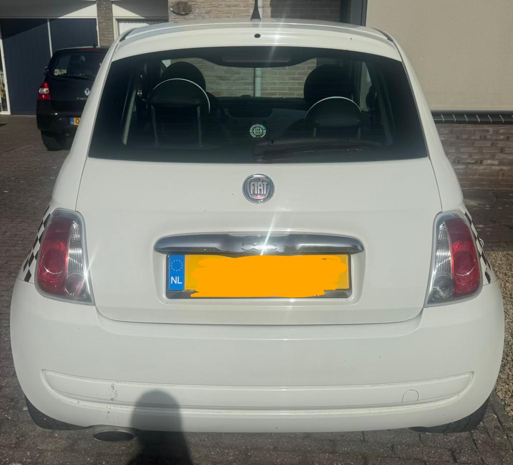 Complete achterbumper Fiat 500 (2008) wit, Ophalen, Gebruikt, Achterklep, Achter