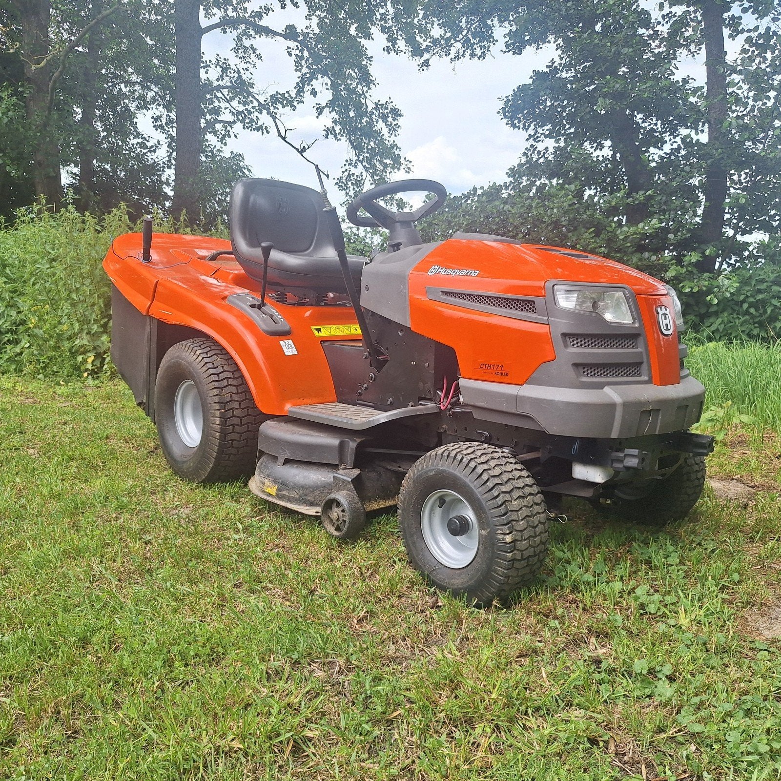 Husqvarna cth 171 zitmaaier, Tuin en Terras, Zitmaaiers, Ophalen, Gebruikt