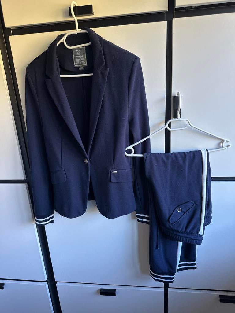 Geisha pak maat M donkerblauw, Maat 38/40 (M), Kostuum of Pak, Blauw, Ophalen of Verzenden