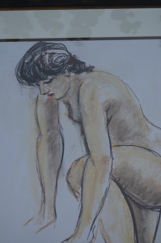 Fraai schilderij Frans J. Joosen Tilburg ('32 - '21) 'Naakt', Ophalen