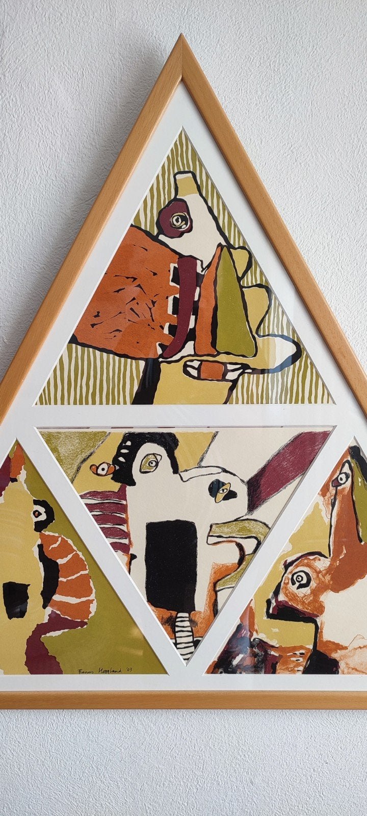 Abstracte kunstprint van Francis Hoogland '03, Ophalen of Verzenden