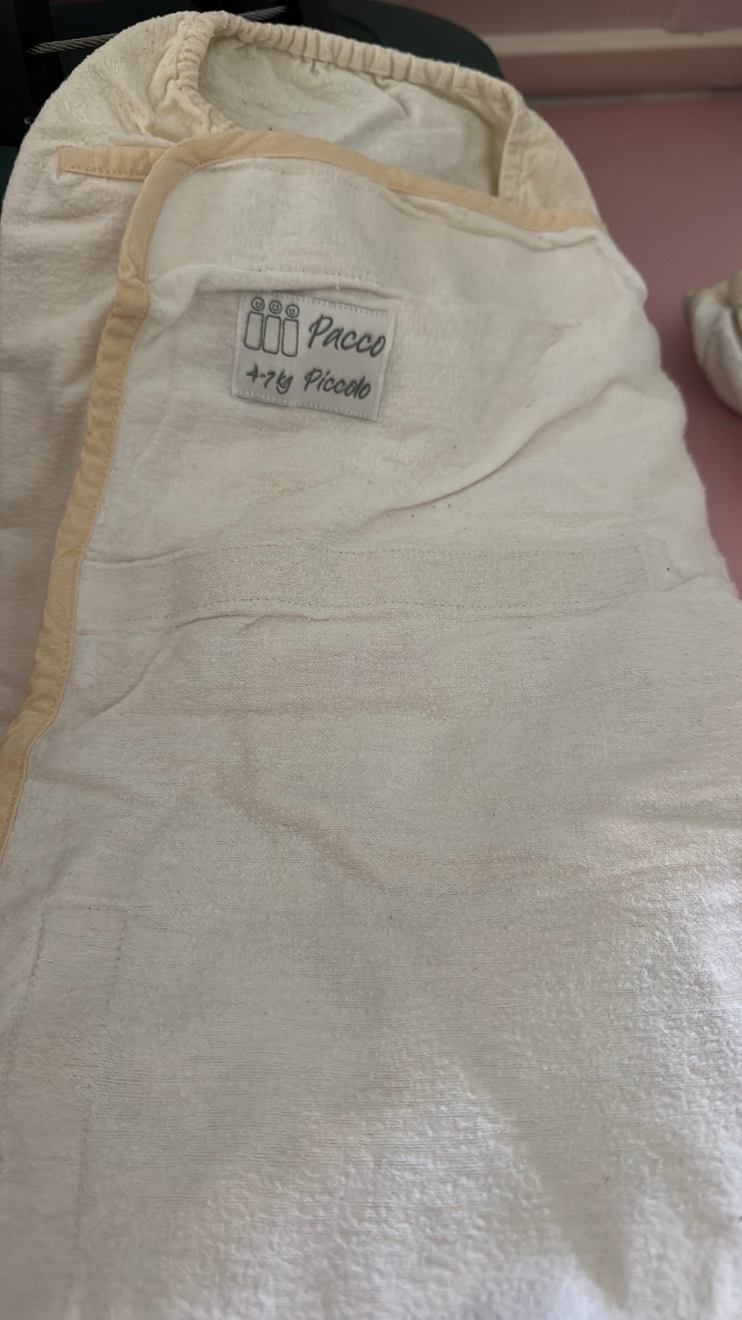 Inbakerdoek 2x Pacco 4-7 kg, Verzenden, Zo goed als nieuw