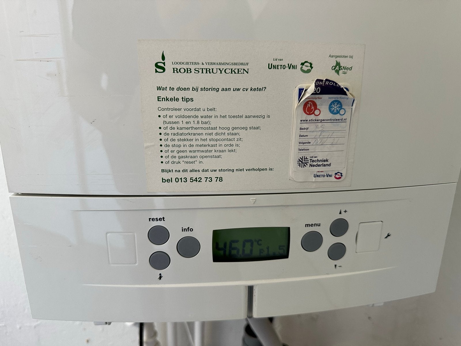Bosch CV-ketel - Goed onderhouden en betrouwbaar, Doe-het-zelf en Verbouw, Verwarming en Radiatoren, Ophalen, Gebruikt, Hoog rendement (Hr)