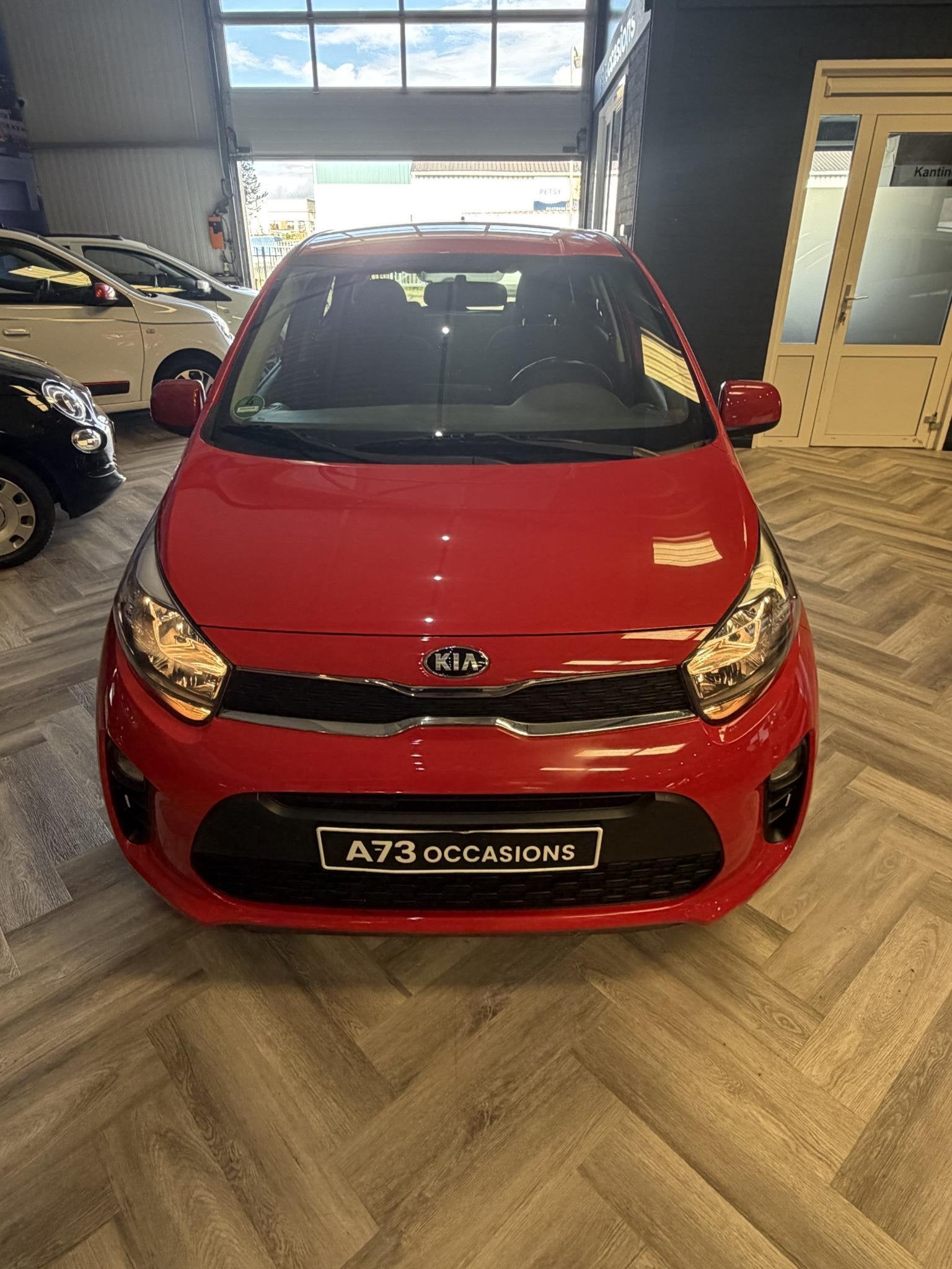 Kia Picanto 1.0 MPi DynamicLine Camera,Stoelverwarming,Stuur, Voorwielaandrijving, Stof, Gebruikt, Euro 6