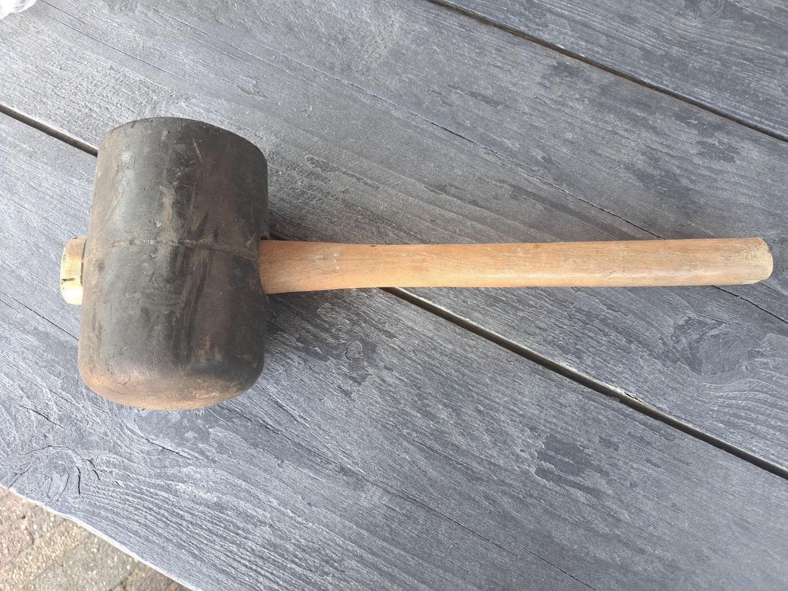 rubber hamer, Ophalen of Verzenden, Gebruikt