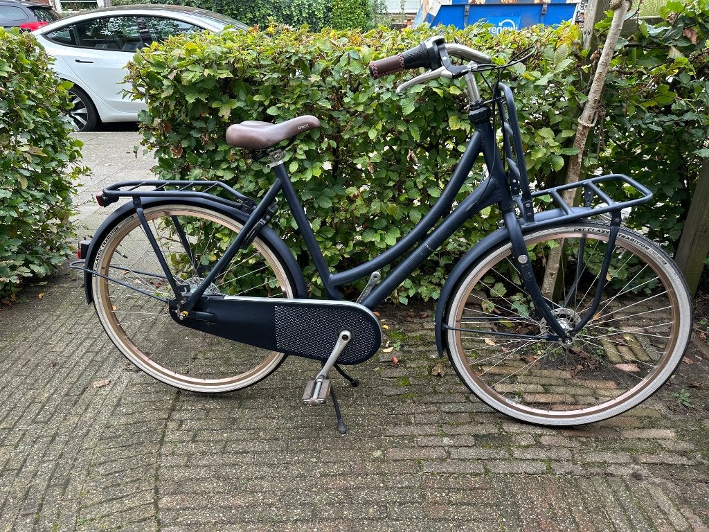 Cortina U4 Denim damesfiets, 53 tot 56 cm, Versnellingen, Zo goed als nieuw, Trommelrem