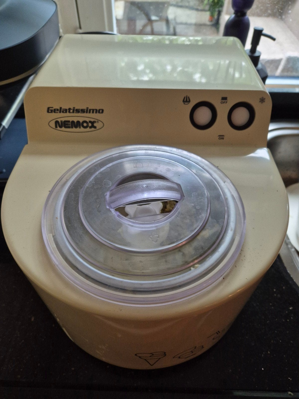 Professionele Nemox Gelatissimo ijsmachine, Ophalen of Verzenden, Gebruikt
