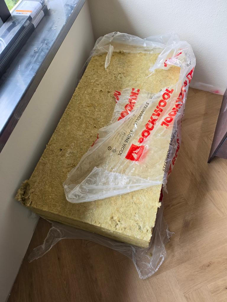 Rockwool steenwol isolatieplaten - Nieuw, Doe-het-zelf en Verbouw, Dakisolatie, Nieuw, Steenwol, Ophalen of Verzenden
