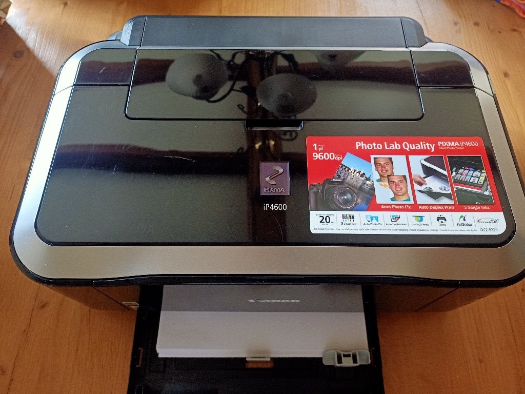 Canon printer pixma ip 4600, Computers en Software, Printers, Gebruikt, Fotoprinter, Kleur printen, Inkjetprinter