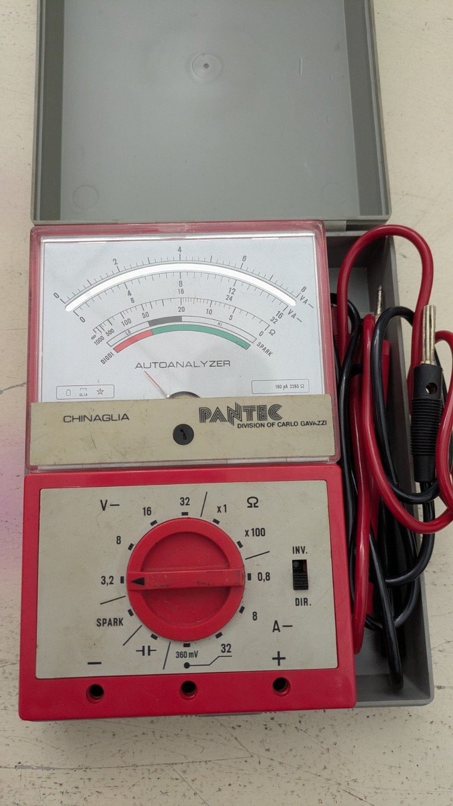 Pantec Autoanalyzer Multimeter Chinaglia Carlo Gavazzi, Ophalen of Verzenden, Multimeter