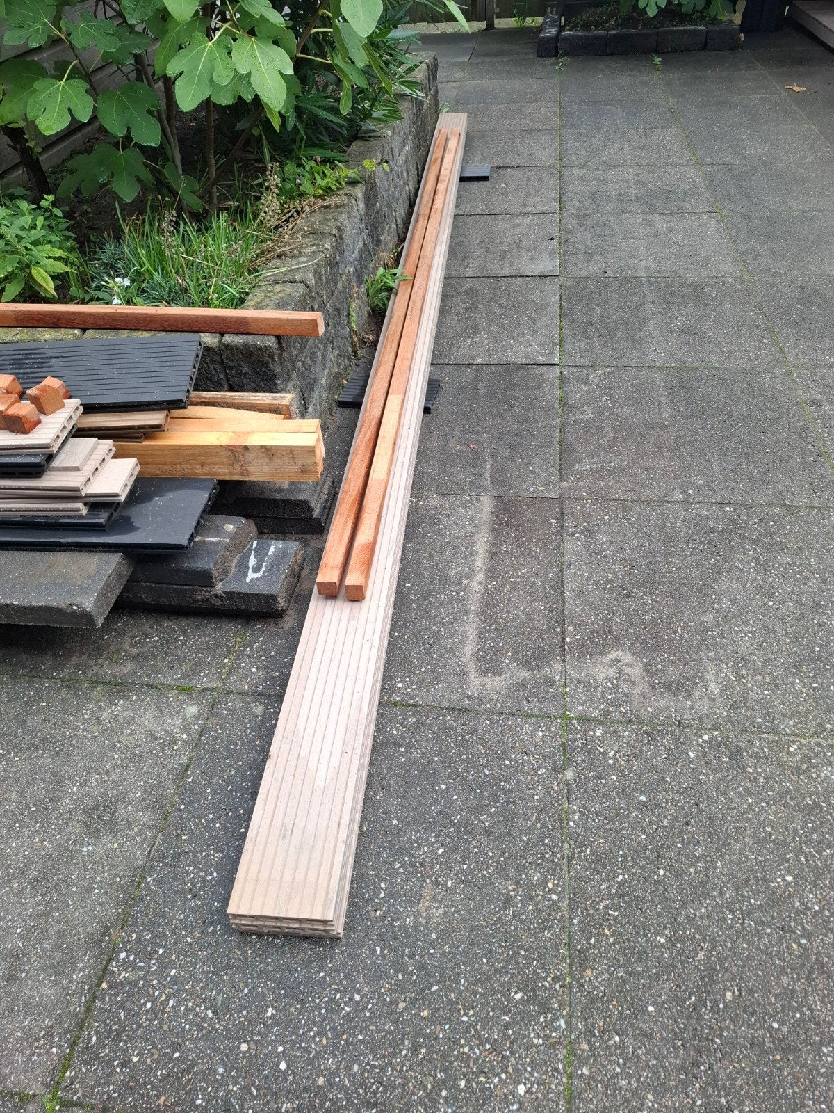 composiet vlonderplanken 3 stuks 4mx14cm, Ophalen, Nieuw, 250 cm of meer, Planken