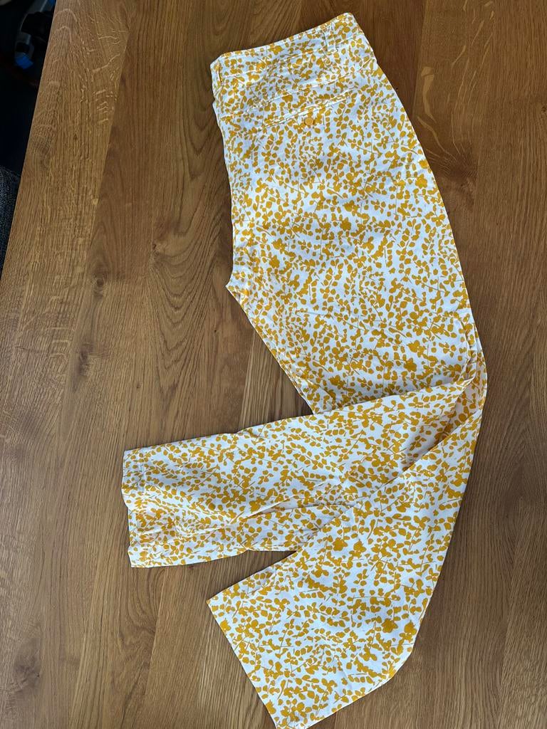 Zilch zomerbroek okergeel/wit mt XL, Verzenden, Zo goed als nieuw, Geel