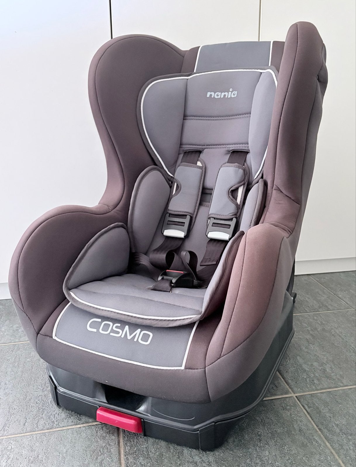 Nania Cosmo autostoel met Isofix en zijbescherming, Kinderen en Baby's, Autostoeltjes, Autogordel of Isofix, Gebruikt, 0 t/m 18 kg