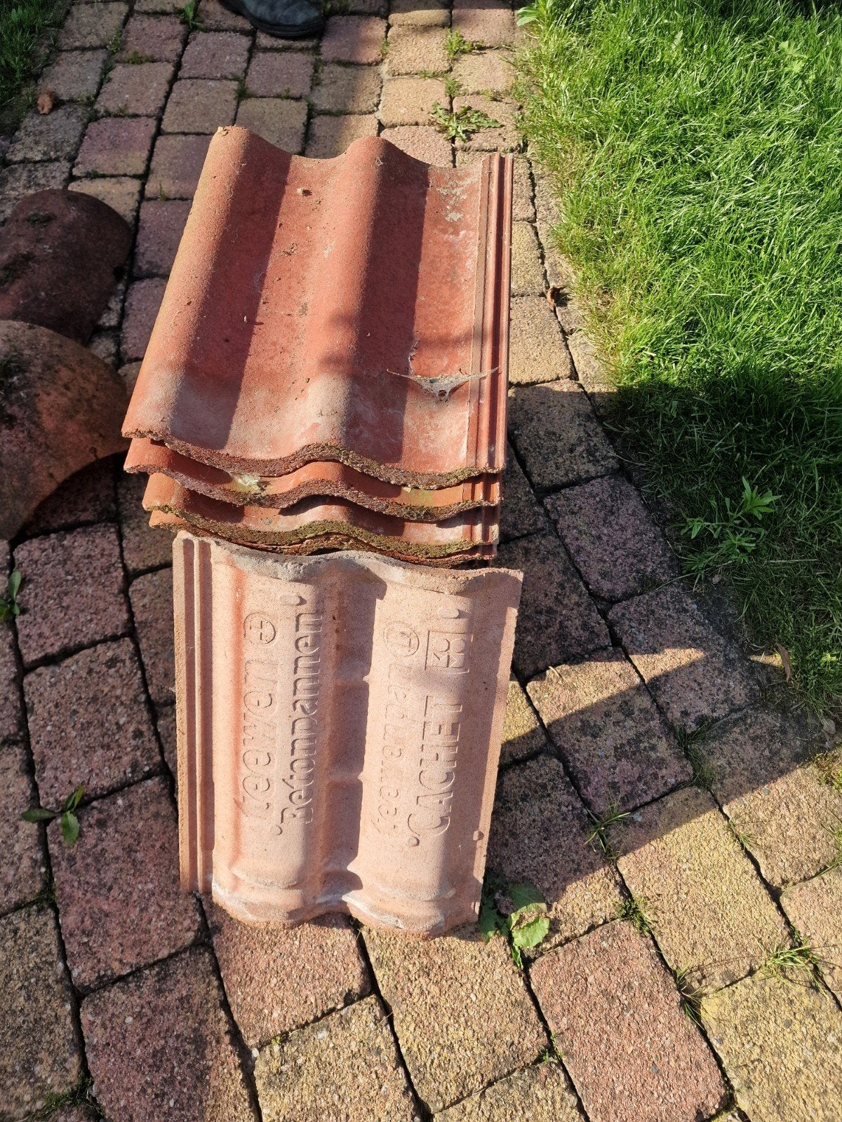 17 dakpannen sneldekpannen teeuwen cachet, Ophalen, Gebruikt, Steen of Klei, 15 m² of meer