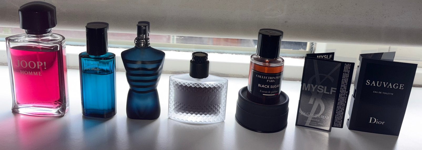 Pakket van 5 gebruikte parfums + 2 testers (alles in 1 koop), Ophalen, Gebruikt