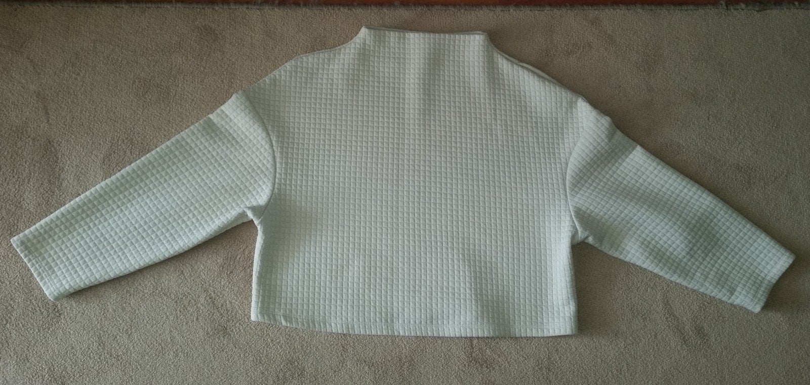 Zara cropped coltrui maat s creme gebroken wit trui truien, Verzenden, Zo goed als nieuw, Maat 36 (S), Zara