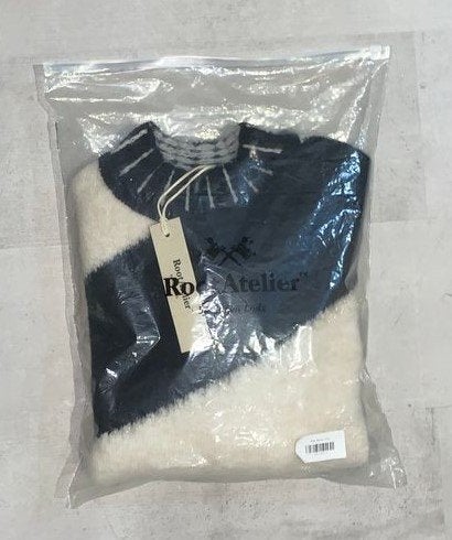 Root Atelier - Mono Knit sweater - Zwart/Wit -Maat S - Nieuw, Nieuw, Root Atelier, Maat 46 (S) of kleiner, Meerkleurig
