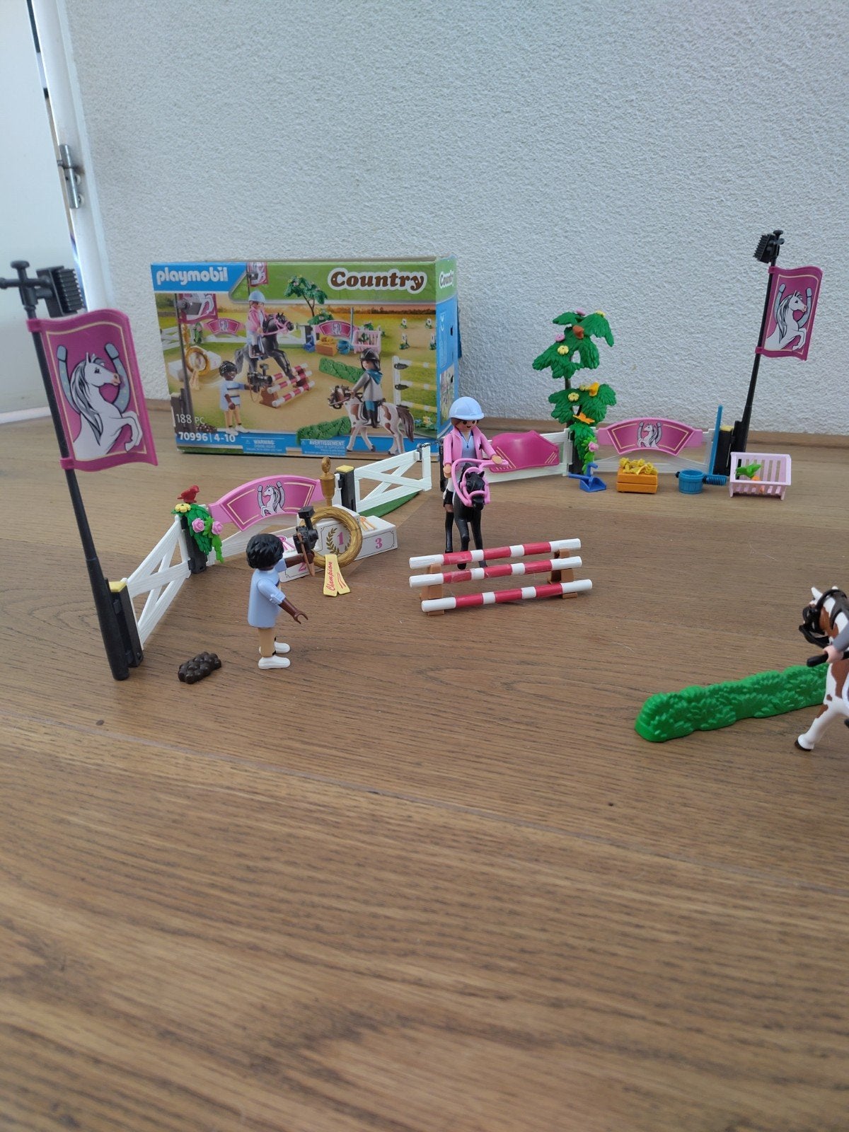 Playmobil Country Paardrijles Set 70996, Complete set, Overige typen, Ophalen of Verzenden, Zo goed als nieuw