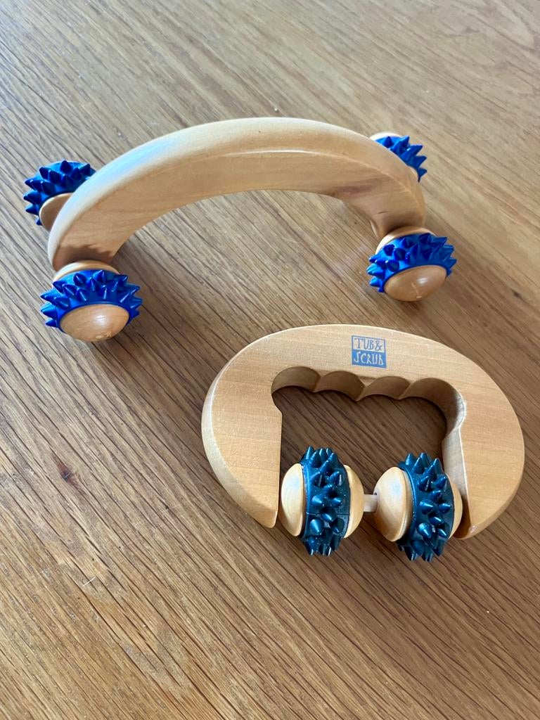 Houten massage rollers, Ophalen of Verzenden, Zo goed als nieuw, Apparaat