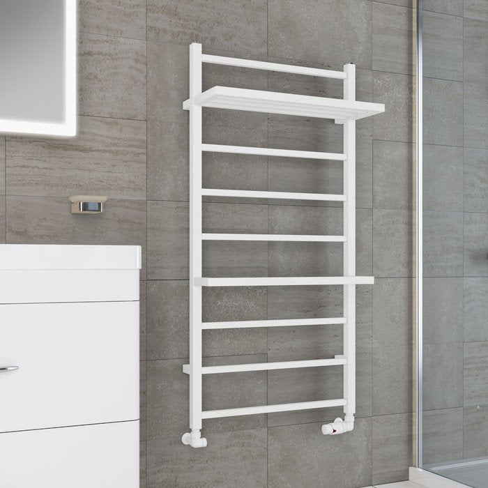 Eastbrook Launton designradiator mat wit 1200x600 mm, Ophalen, 500 tot 800 watt, Radiator, Nieuw