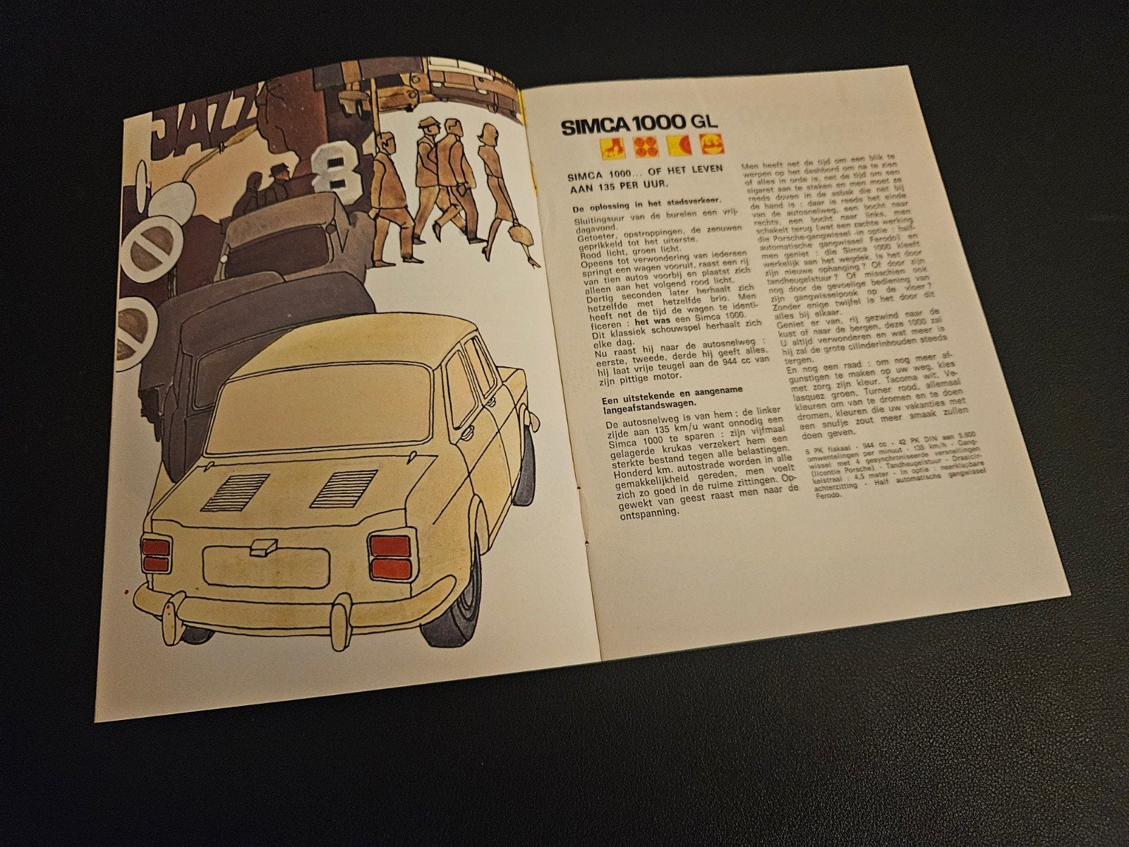 Brochure Simca 1969, Ophalen of Verzenden, Zo goed als nieuw, Overige merken