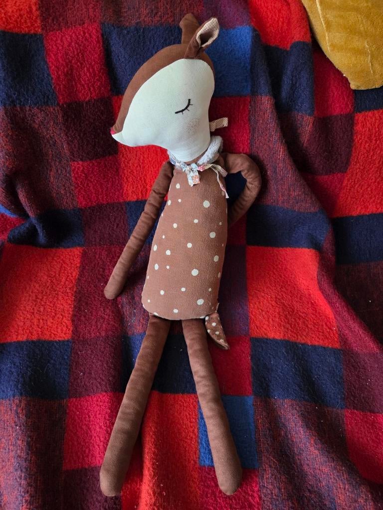 Maileg Bambi / Hert knuffel - 75 cm - Vintage look, Ophalen of Verzenden, Zo goed als nieuw, Overige typen