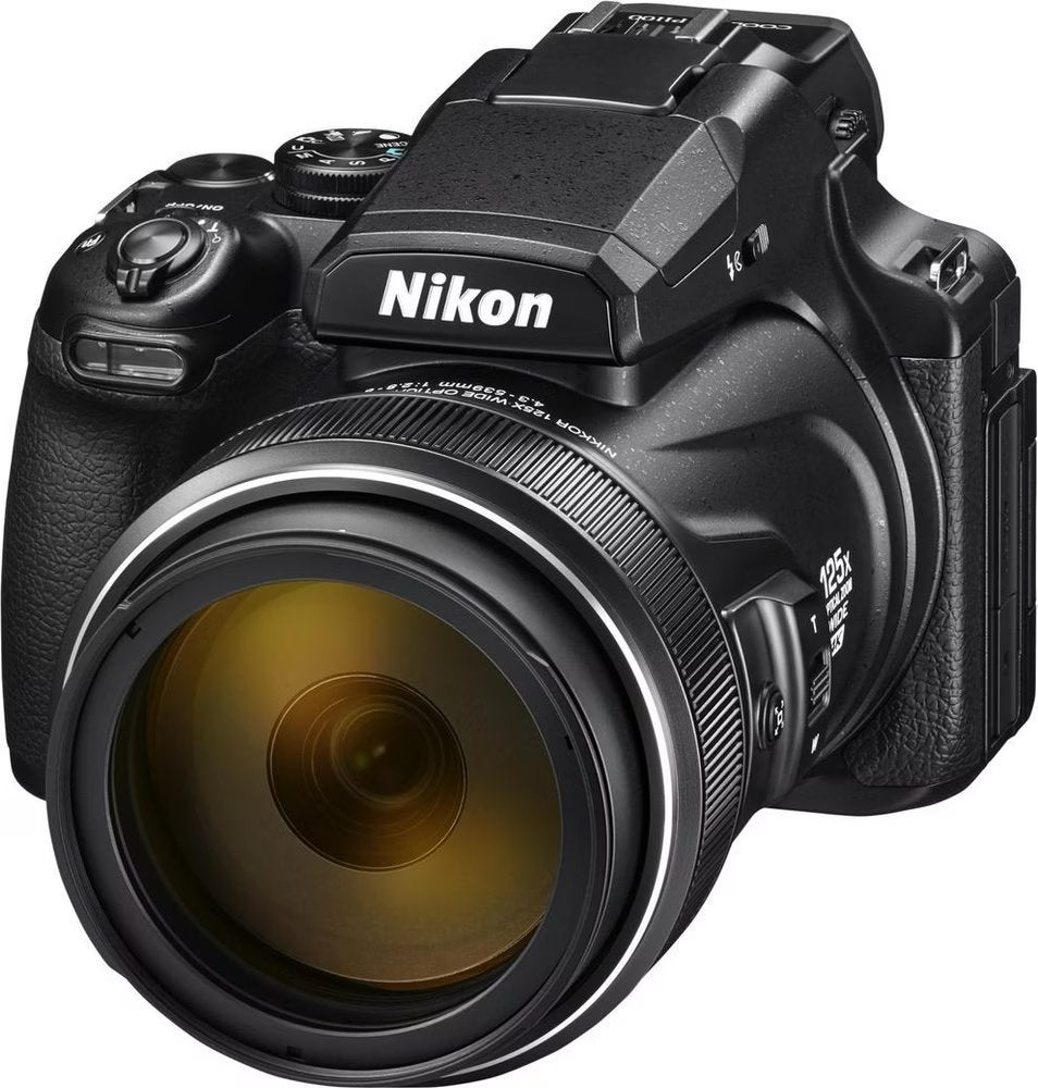 Nikon Coolpix P1100 + 256GB + filters + professionele rugzak, Beeldstabilisatie, Ophalen of Verzenden, Accu, Nikon