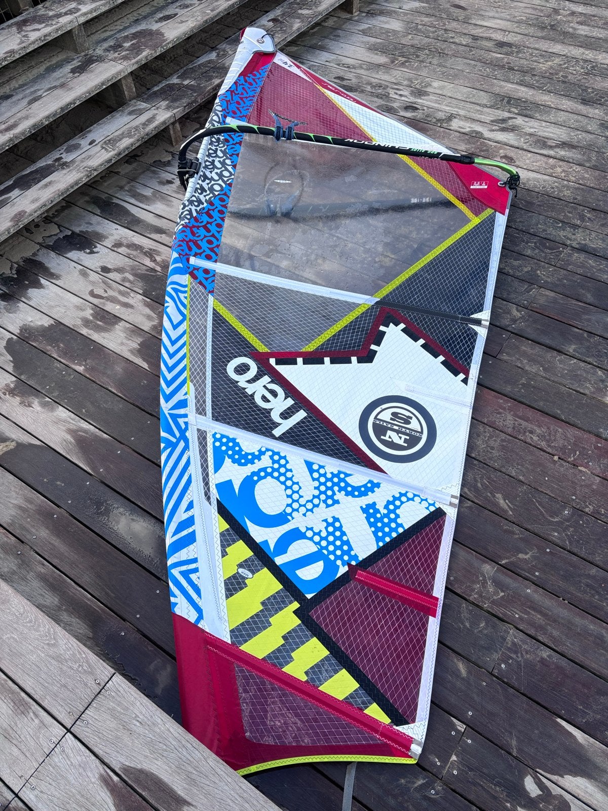 North Sails Hero 3.4 Windsurfzeil - Perfecte Staat, Watersport en Boten, Minder dan 3.5 m², Ophalen of Verzenden, Zo goed als nieuw