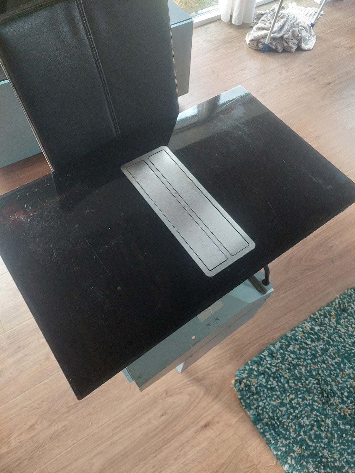 Pelgrim inductiekookplaat met defect, glasplaat heel, Ophalen, Gebruikt, Rechthoekig, 50 tot 100 cm