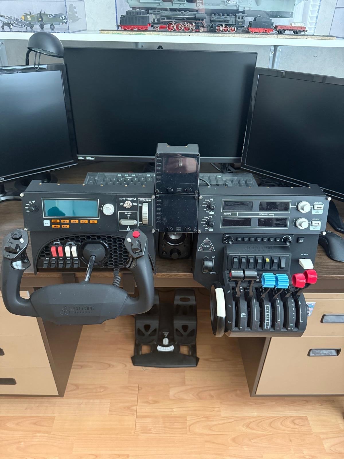 Complete Flight Simulator set, Computers en Software, Joysticks, Ophalen, Zo goed als nieuw