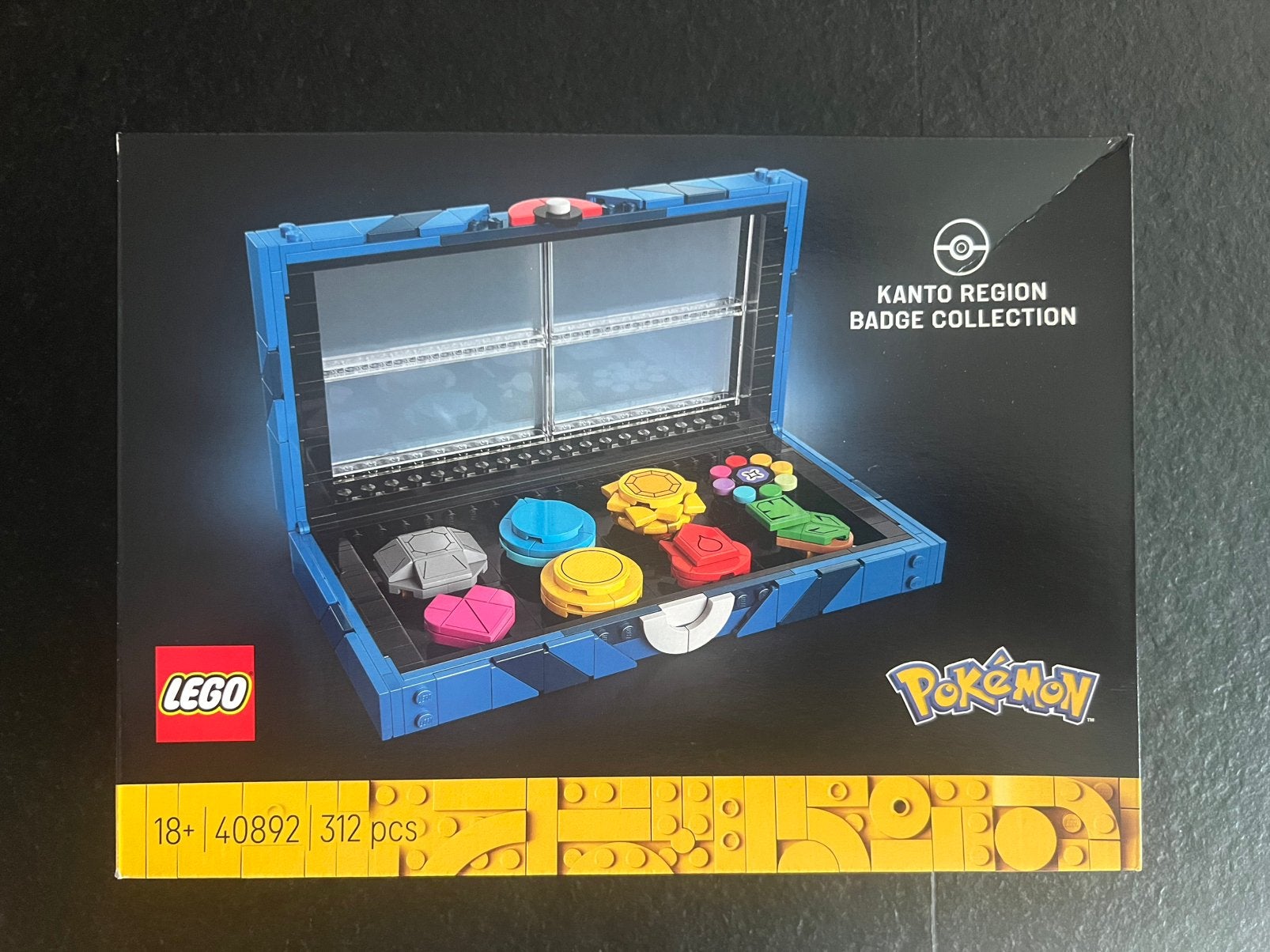 LEGO Collectie Kanto-regio-badges 40892, Lego, Lego, Overige thema's, Lego