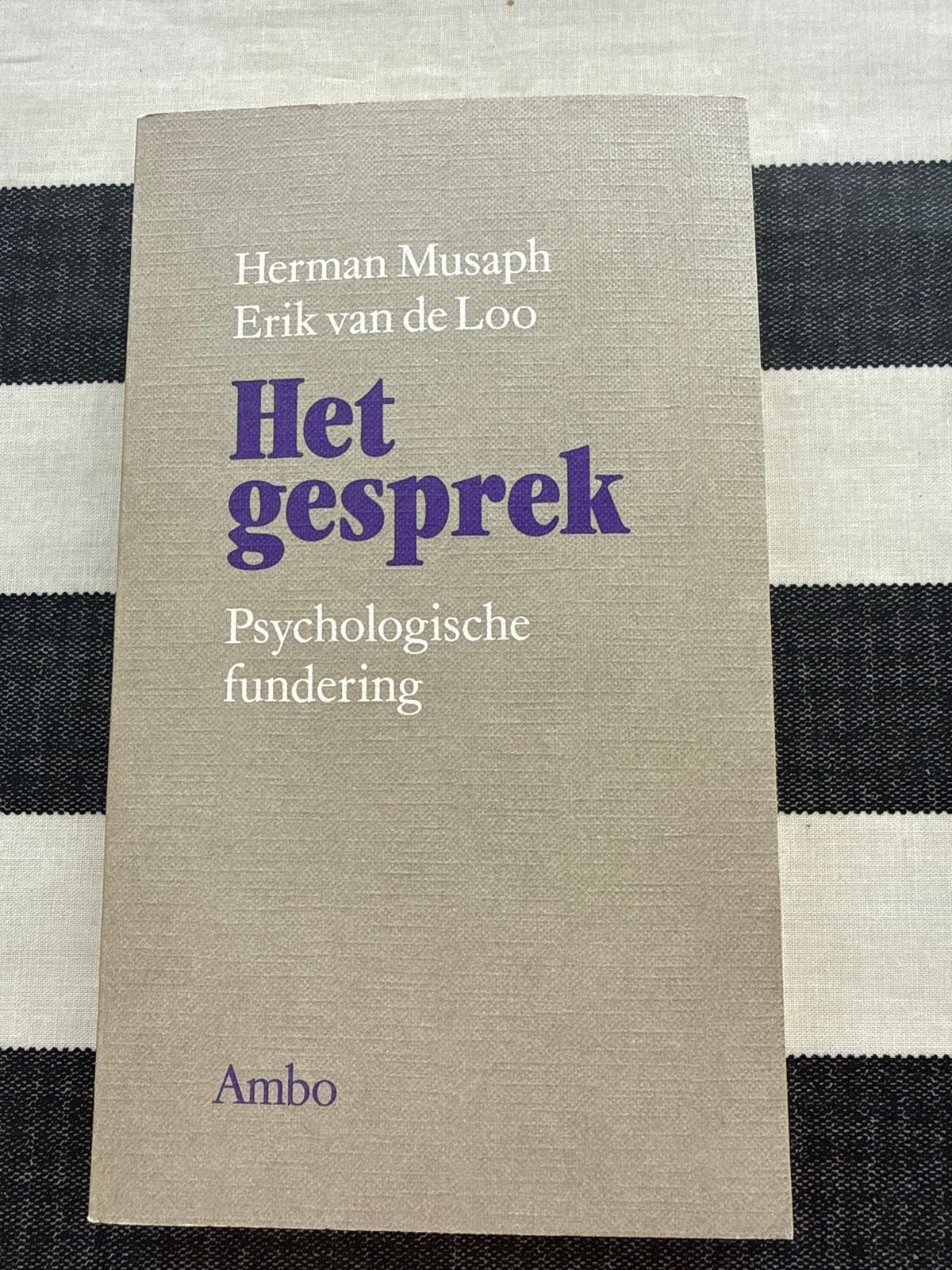 Het gesprek: Psychologische fundering - Herman Musaph, Ophalen of Verzenden, Zo goed als nieuw, Klinische psychologie