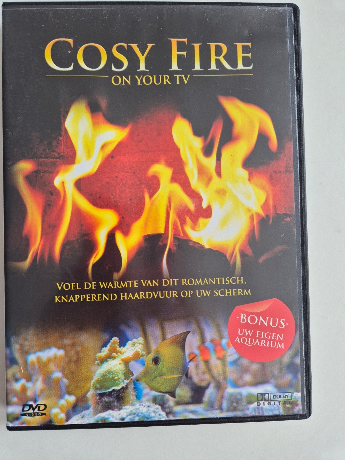 Cosy Fire On Your TV DVD - Open Haard & Aquarium, Alle leeftijden, Ophalen of Verzenden, Zo goed als nieuw
